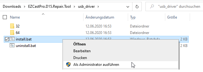 Run install.bat as Administrator