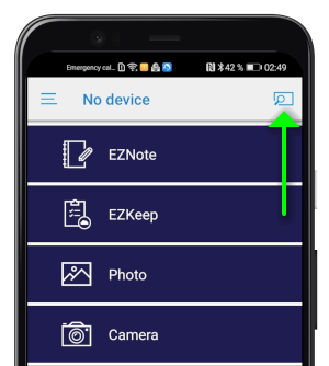 Search for EZCast Pro devices