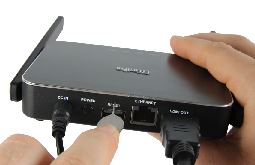Set EZCast Pro Box II to update mode