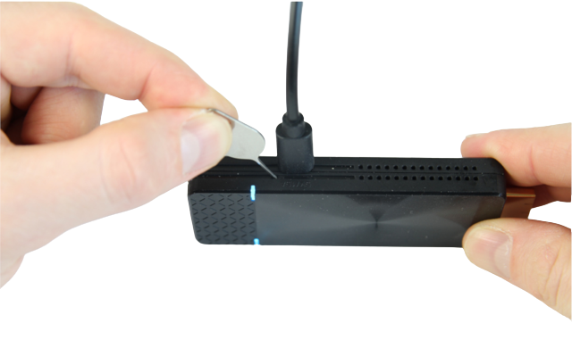 Put EZCast Pro Dongle II in update mode